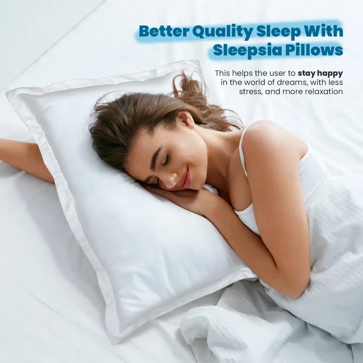 Super Soft Fluffy Microfiber Sleeping Pillow Hotel Pillow