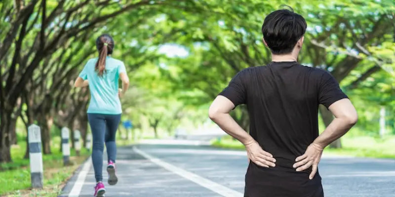 Back pain while walking