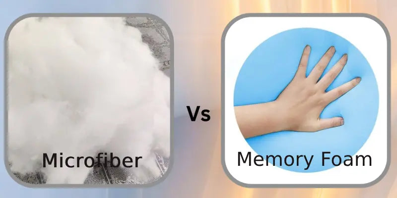 Microfiber vs Memory Foam- Which Pillow Filling is Better?