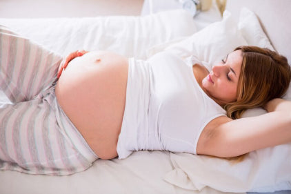 Pregnant Woman Sleep on Her Back