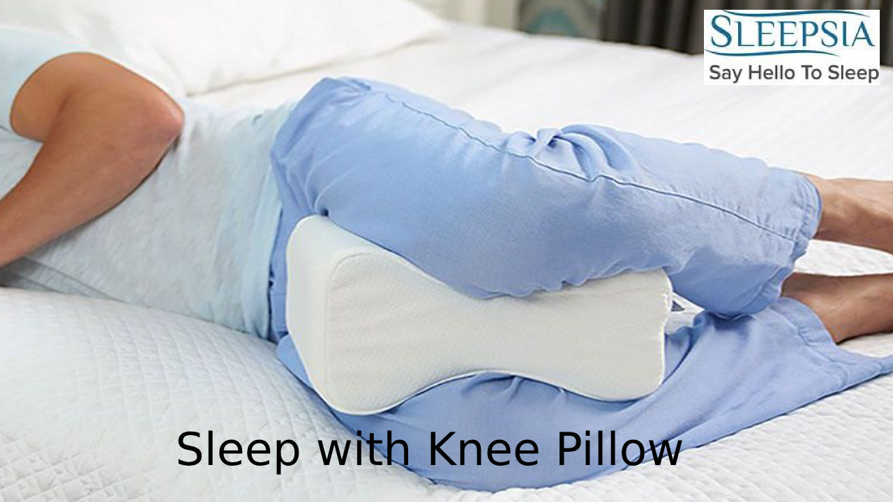 Sleep with Knee Pillow