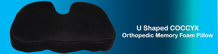 What is Best Seat Cushion For Sciatica? Coccyx Orthopedic Foam Seat Cushion  – Sleepsia India Pvt Ltd