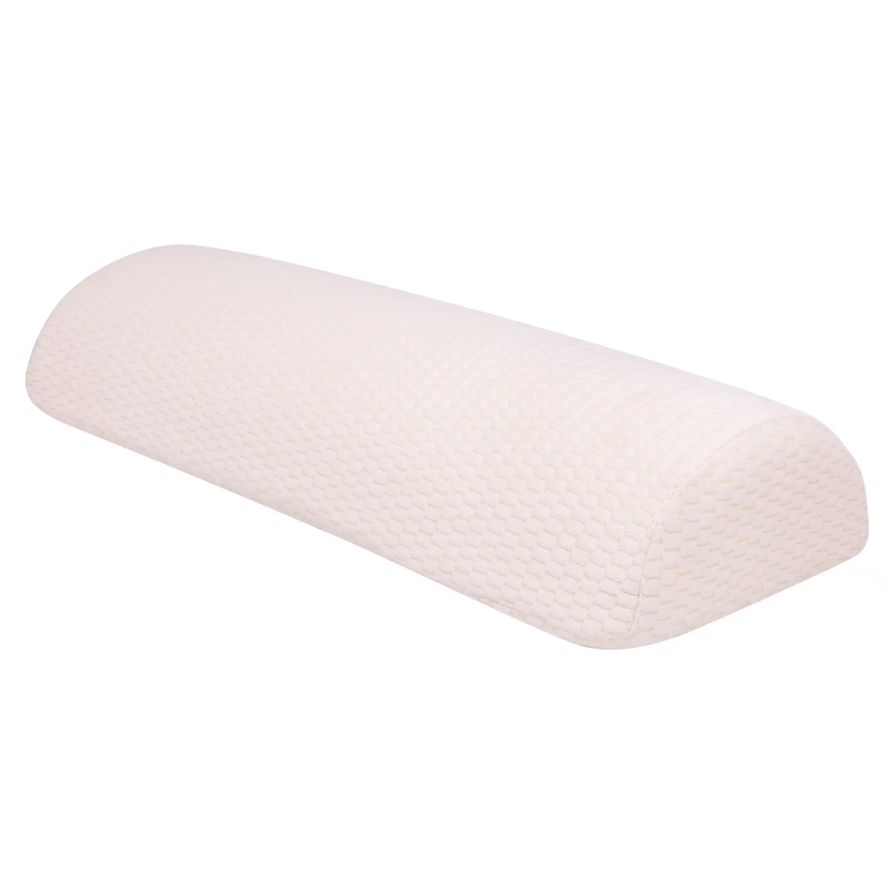 Half-Moon Pillow with Orthopedic Memory Foam for Knee & Leg Support