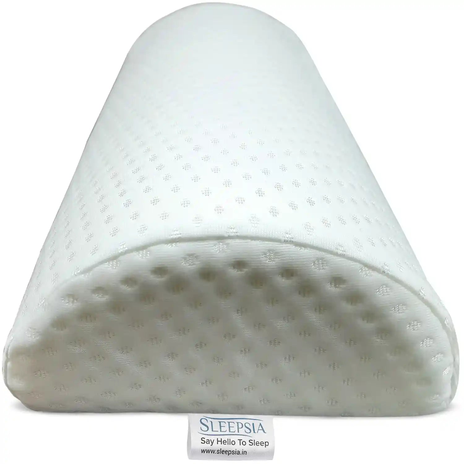 Half-Moon Pillow with Orthopedic Memory Foam for Knee & Leg Support