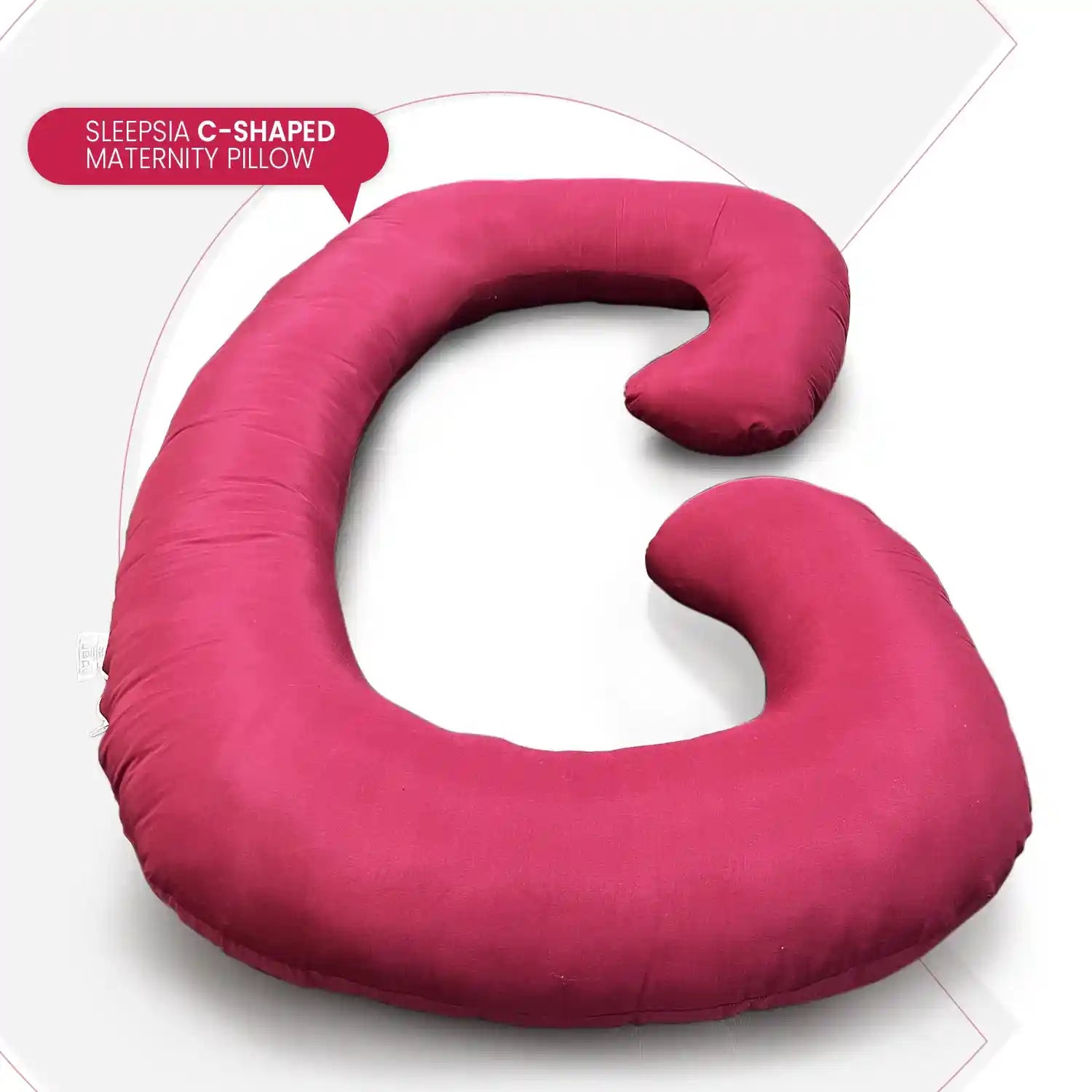 C Shape Maternity Pillow: Full Body Pregnancy Pillow