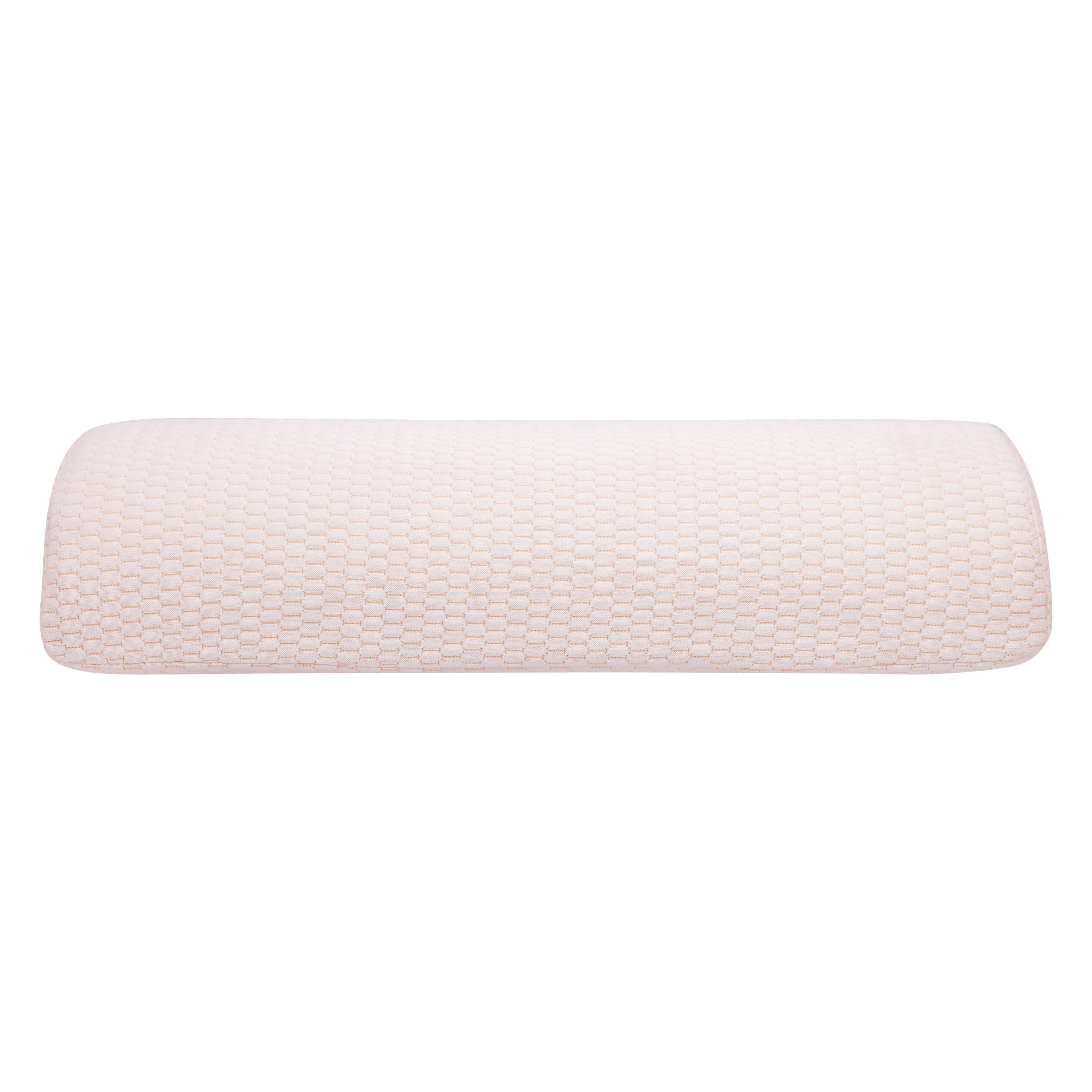 Half Moon Multi-Purpose Memory Foam Pillow- Grid Fabric