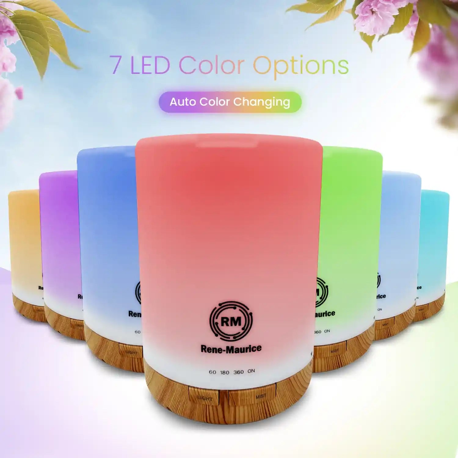 ReNe-Maurice Electric Aroma Diffuser (Free Essential Oil)