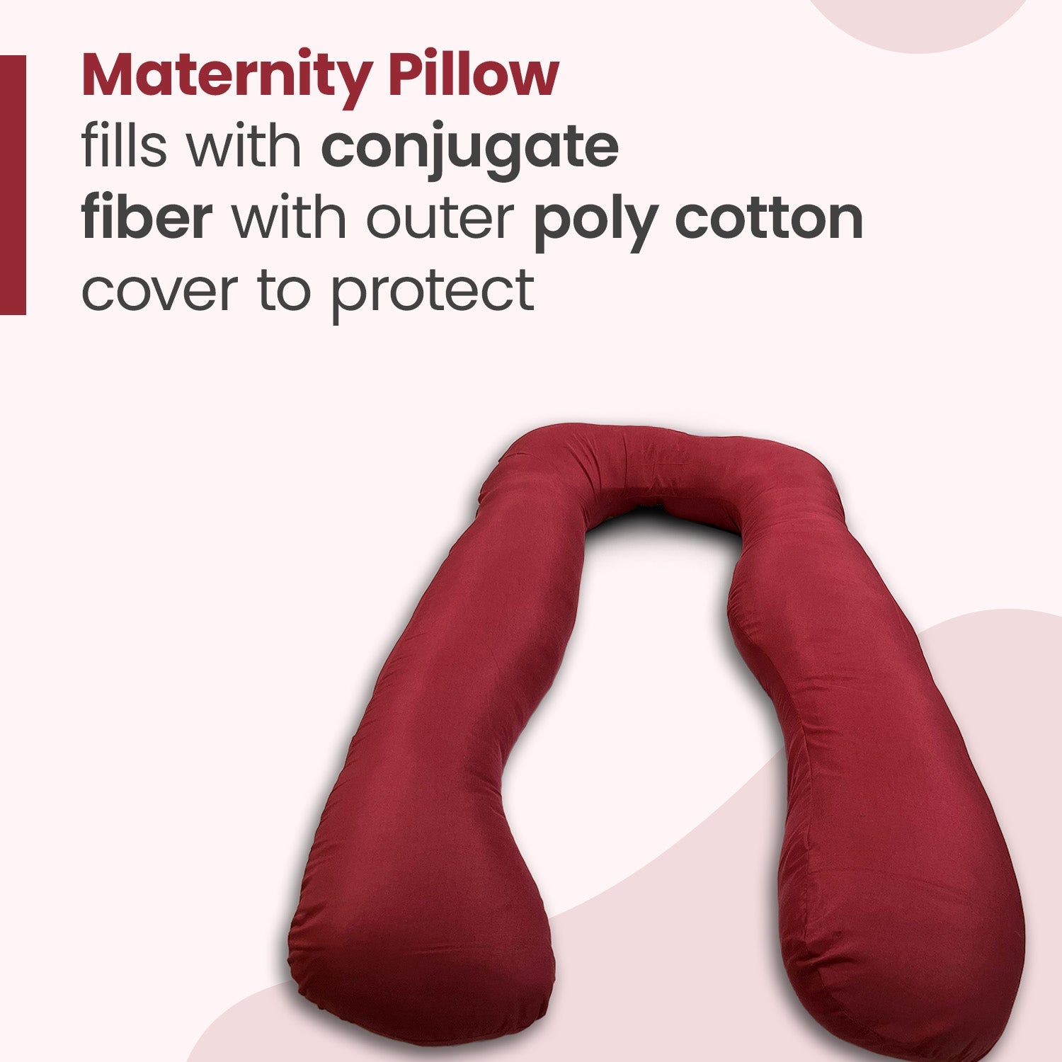 Super-Soft U-Shape Pregnancy Pillow