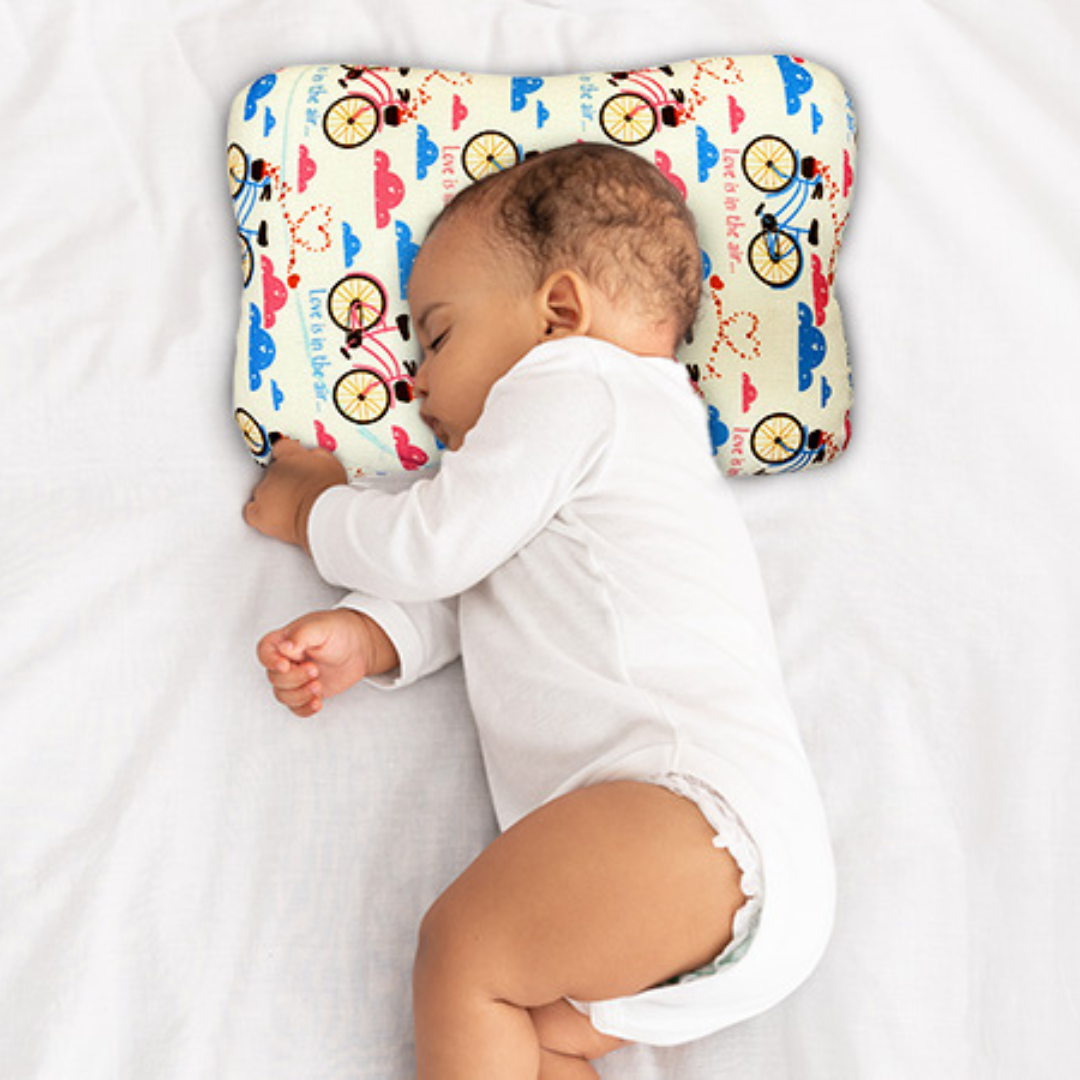 Butterfly Baby Pillow with Memory Foam