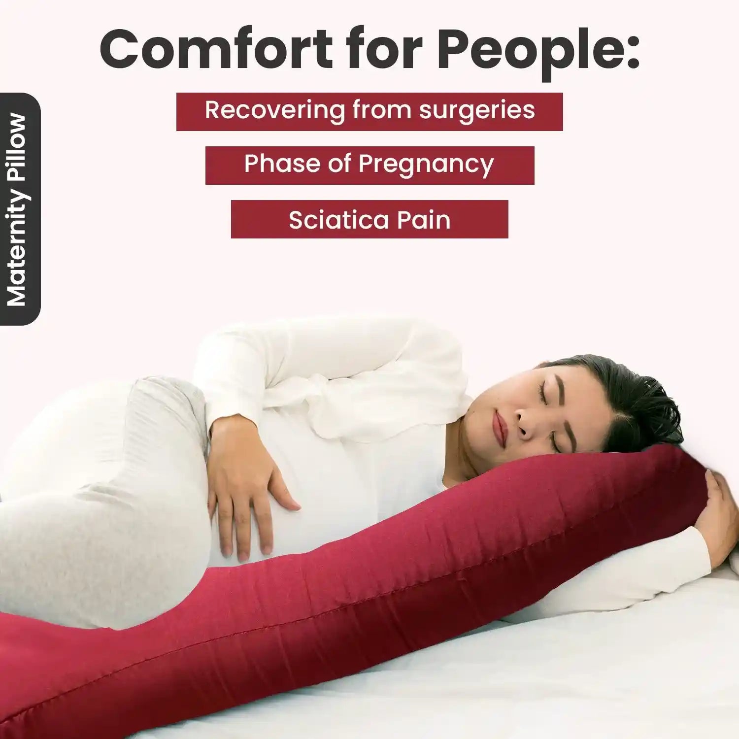 Super-Soft U-Shape Pregnancy Pillow