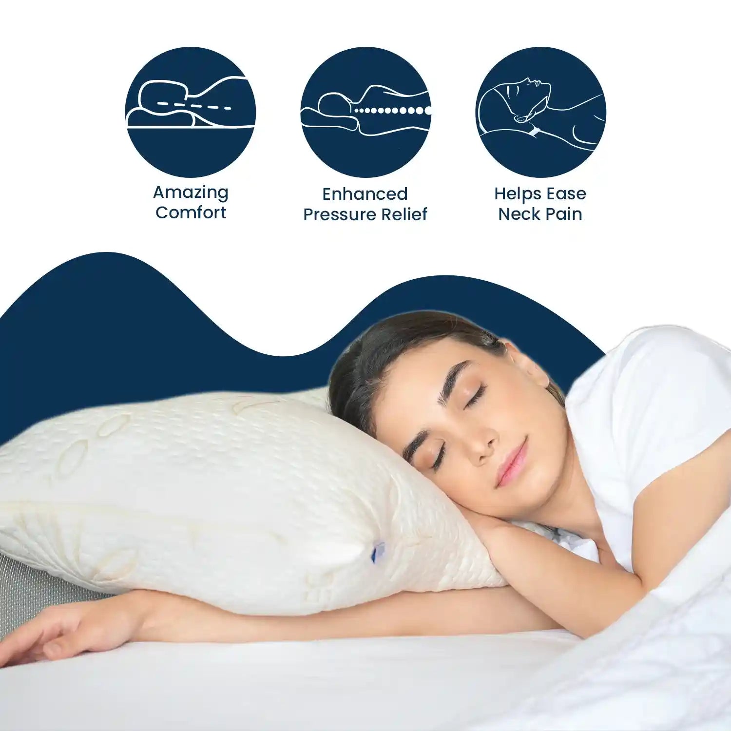 Orthopedic Shredded Memory Foam Bamboo Pillow