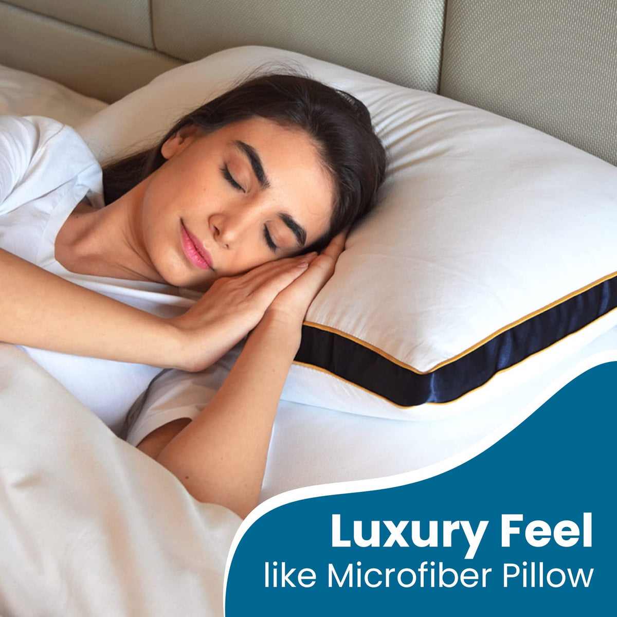 Microfiber Pillow For Sleeping Cloud Pillow Microfiber Pillow Filling Sleepsia India Pvt Ltd