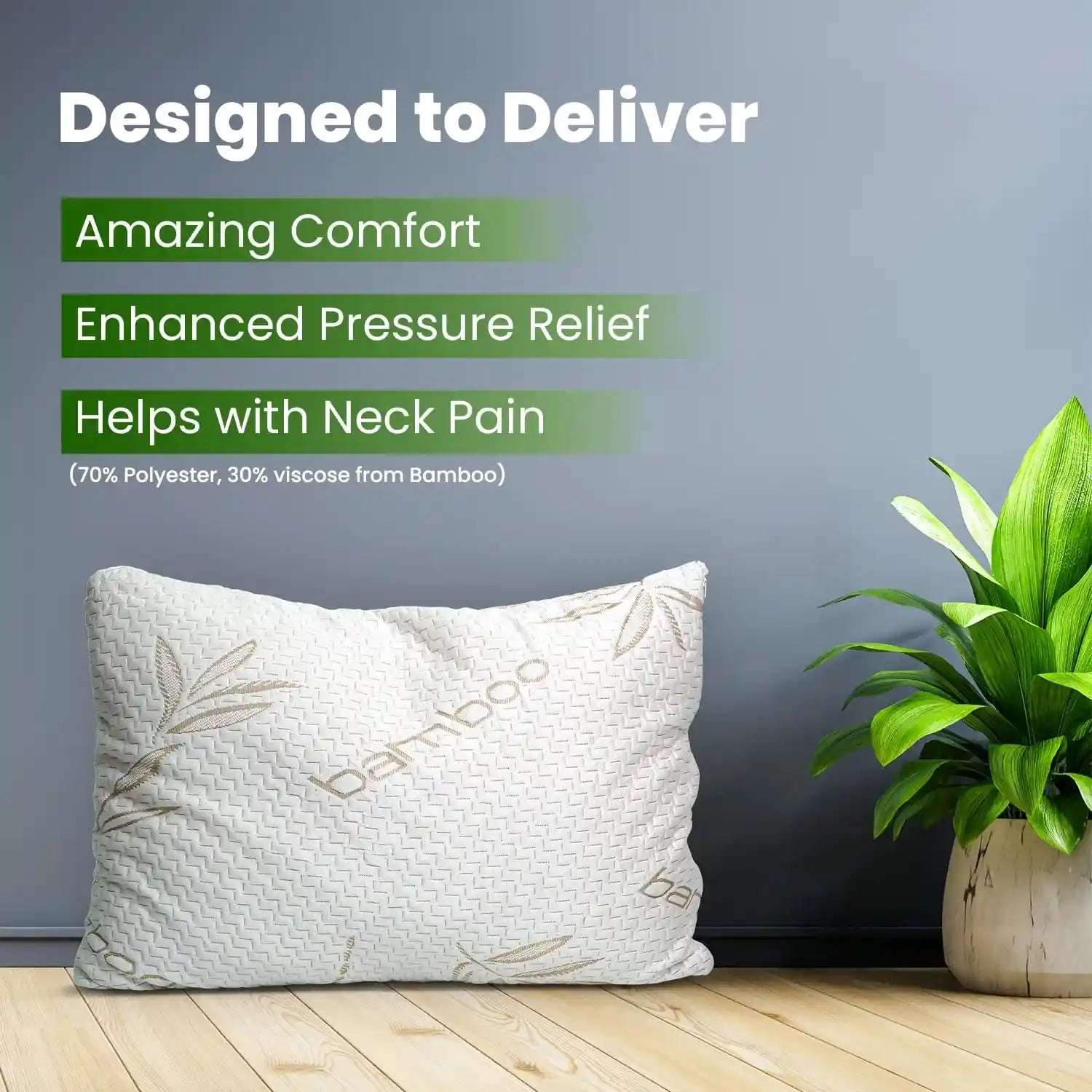 Bamboo Pillow Shredded Memory Foam Pillow Bamboo Memory Foam Pillows Sleepsia India Pvt Ltd