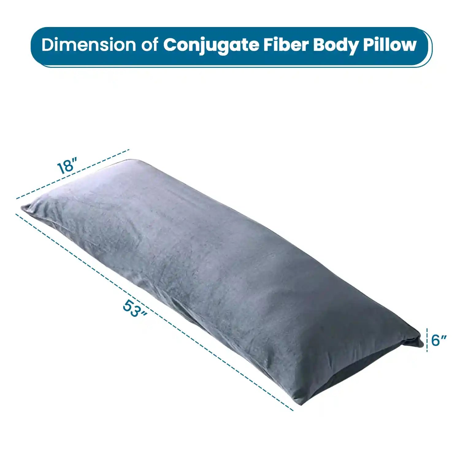 Super-Soft Full Body Long Cuddle Pillow