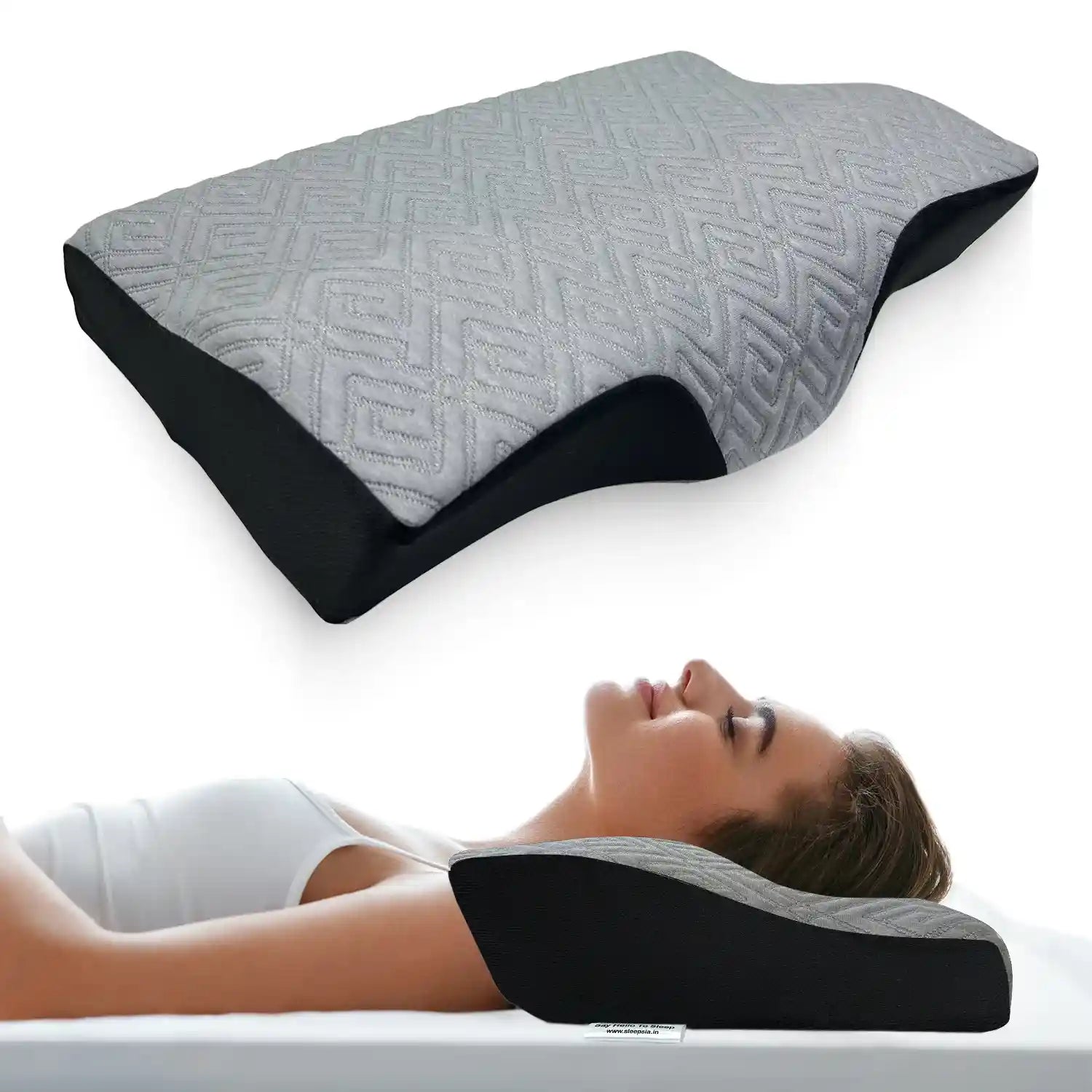 Cervical Pillow for Neck & Shoulder Pain - Orthopedic Pillow