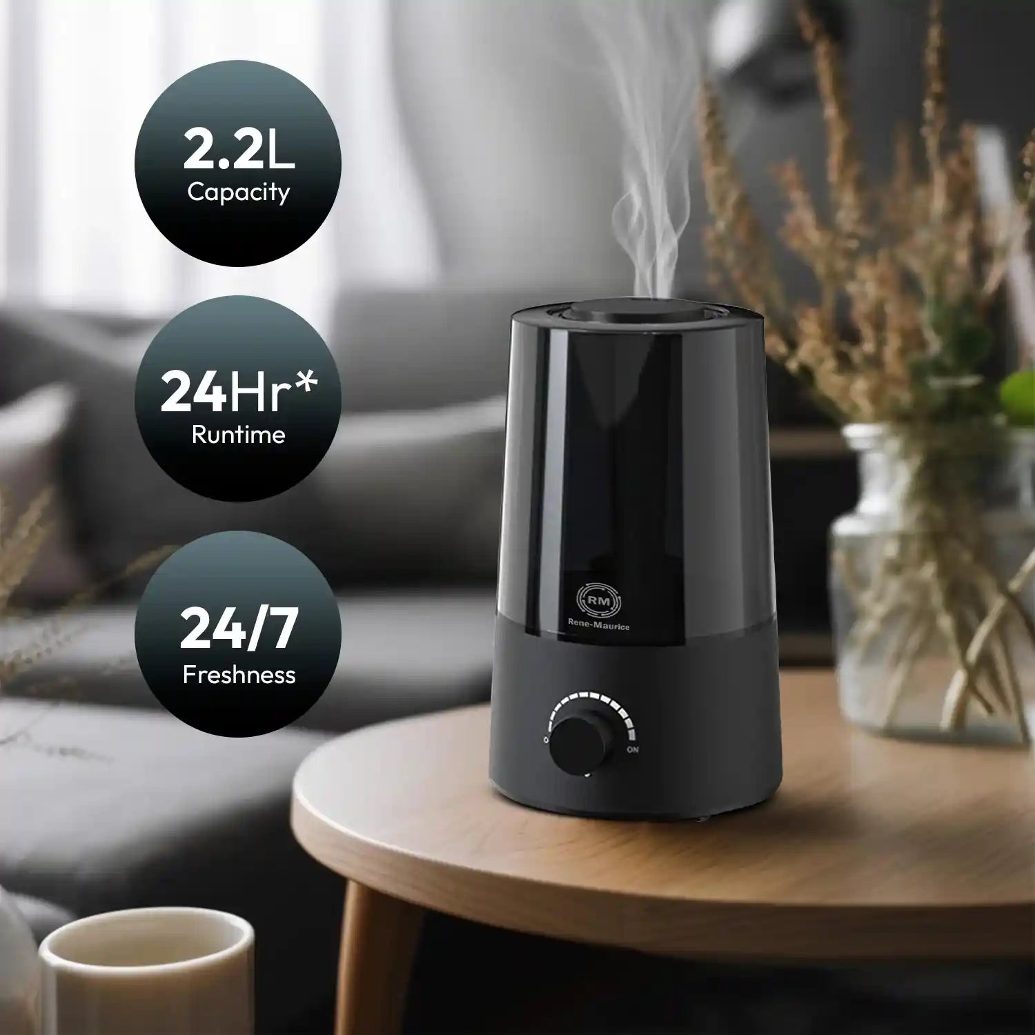 Rene-Maurice Ultrasonic Humidifier for Room