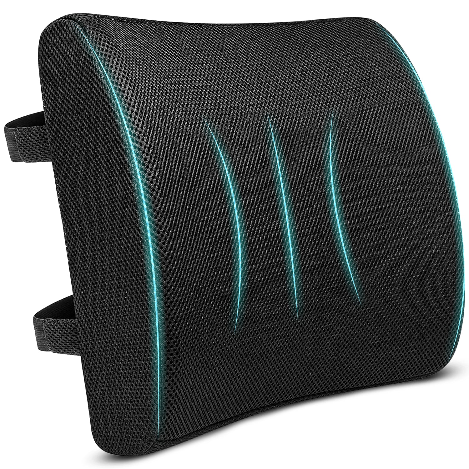 Orthopedic Memory Foam Half-Lumbar Support Backrest Cushion