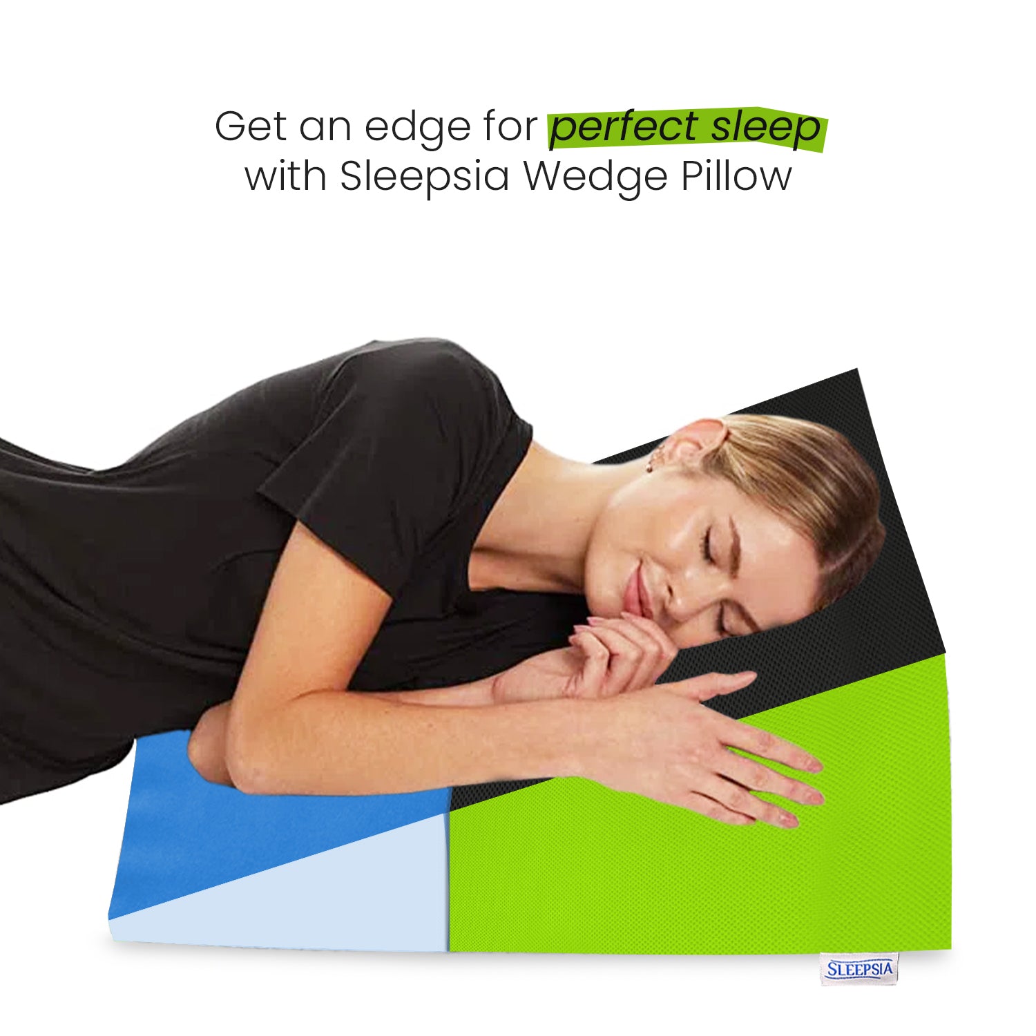 Orthopedic Memory Foam Back Support Wedge Pillow for Back Pain