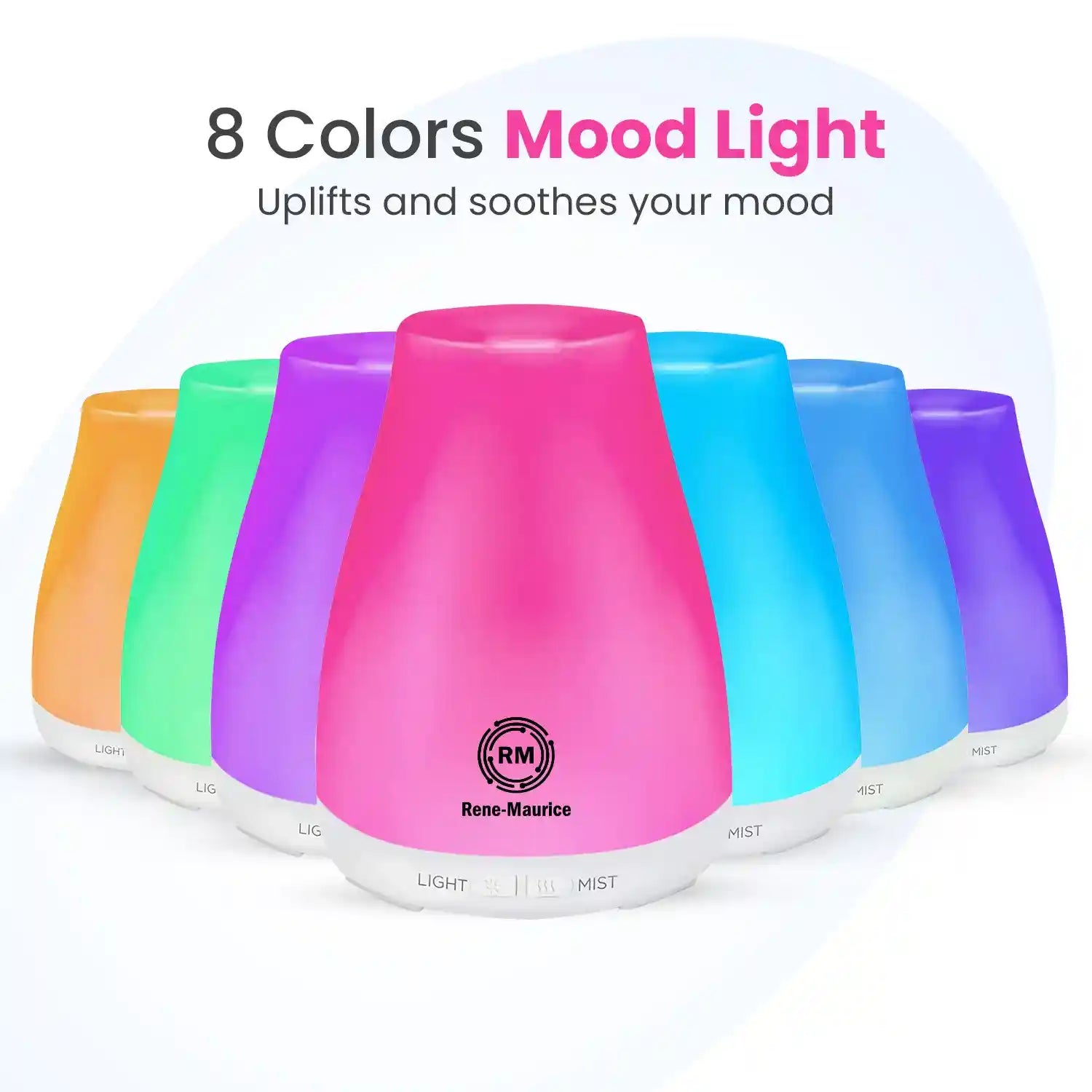 Buy ReNe-Maurice Electric Ultrasonic Aroma Diffuser (Free Essential Oil)