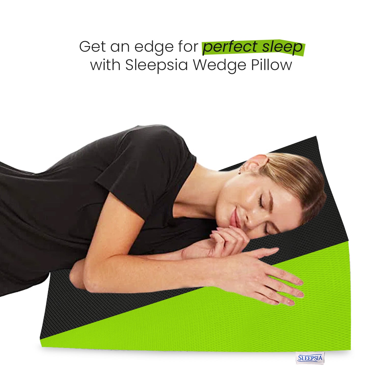 Orthopedic Memory Foam Back Support Wedge Pillow for Back Pain