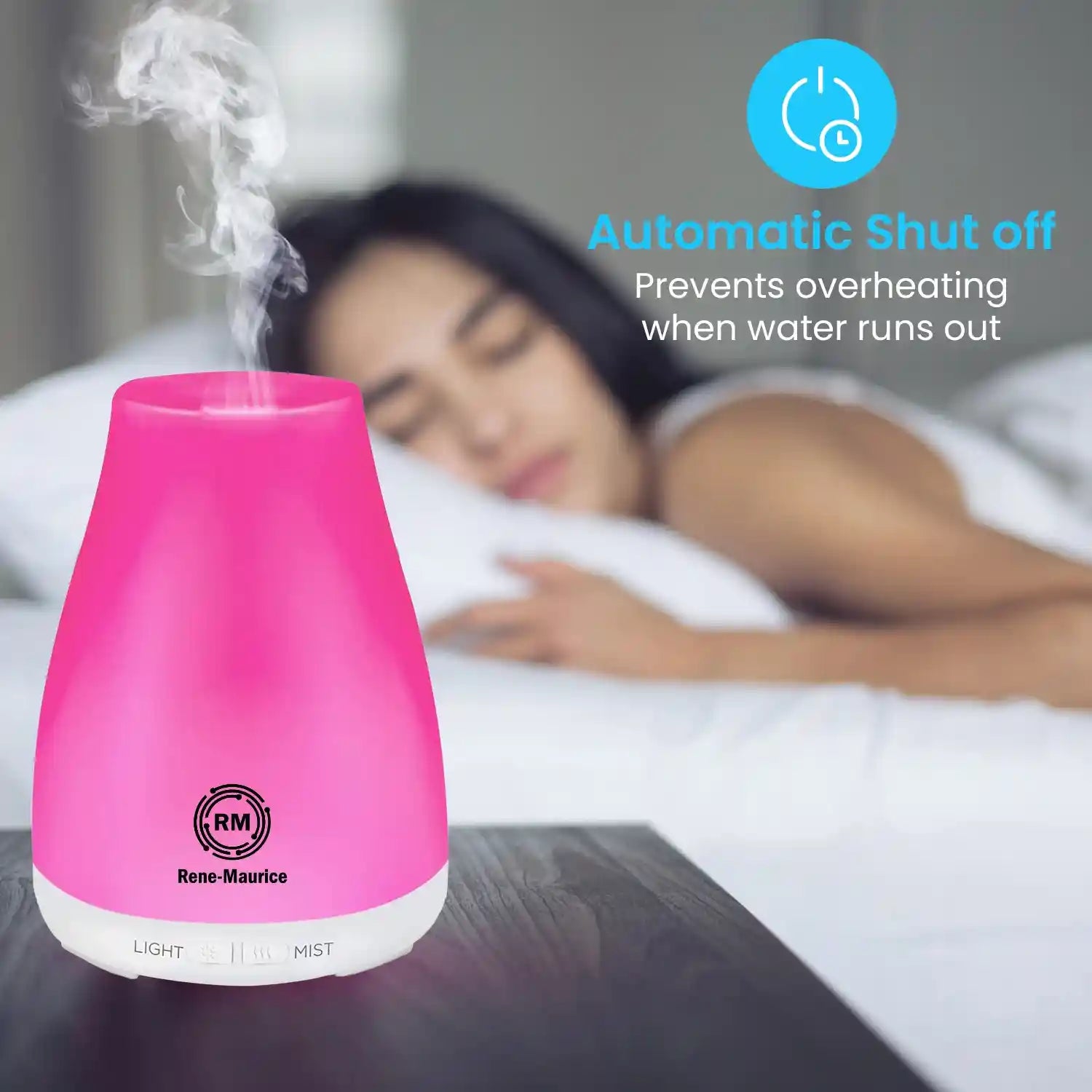 Buy ReNe-Maurice Electric Ultrasonic Aroma Diffuser (Free Essential Oil)