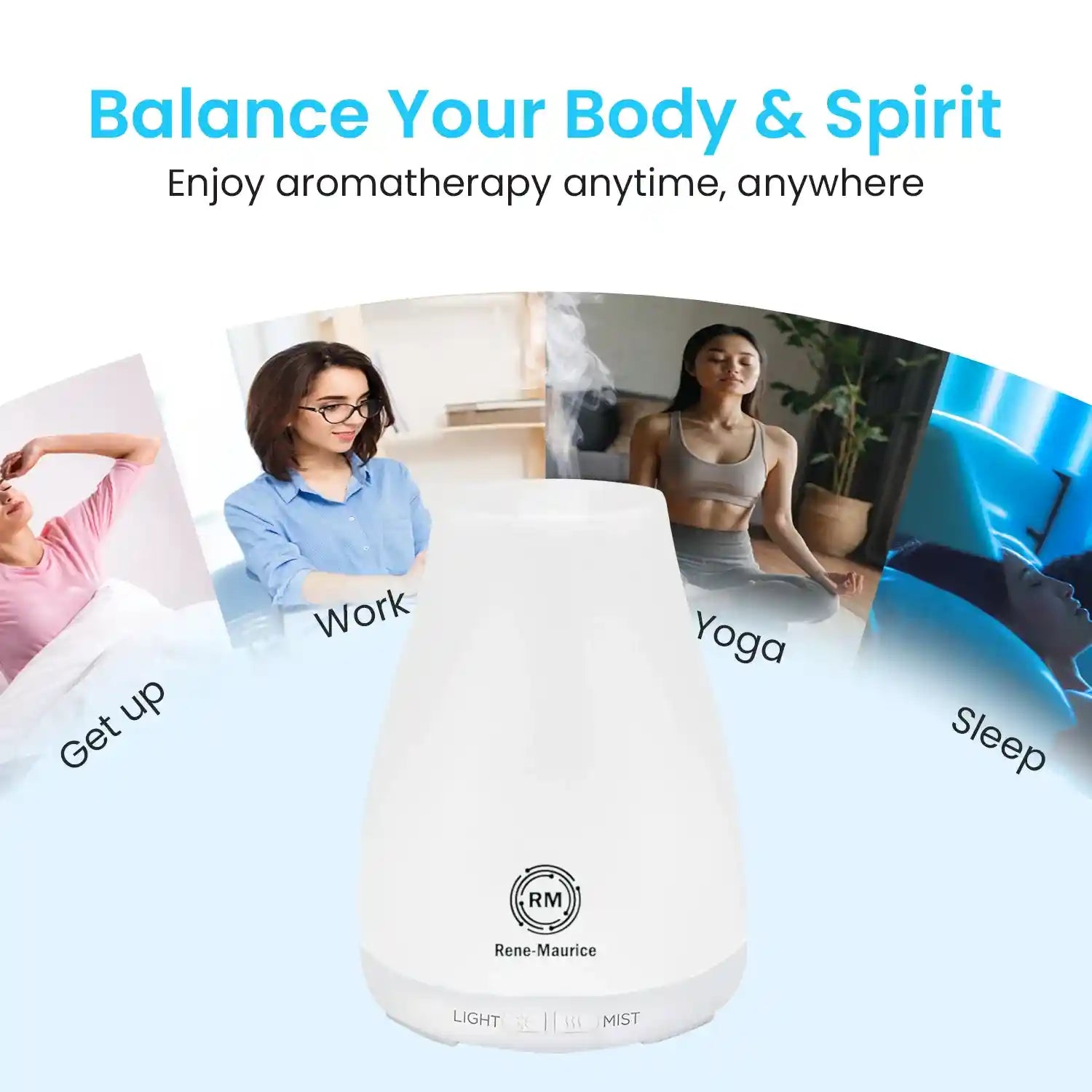 ReNe-Maurice Electric Aroma Diffuser (Free Essential Oil)