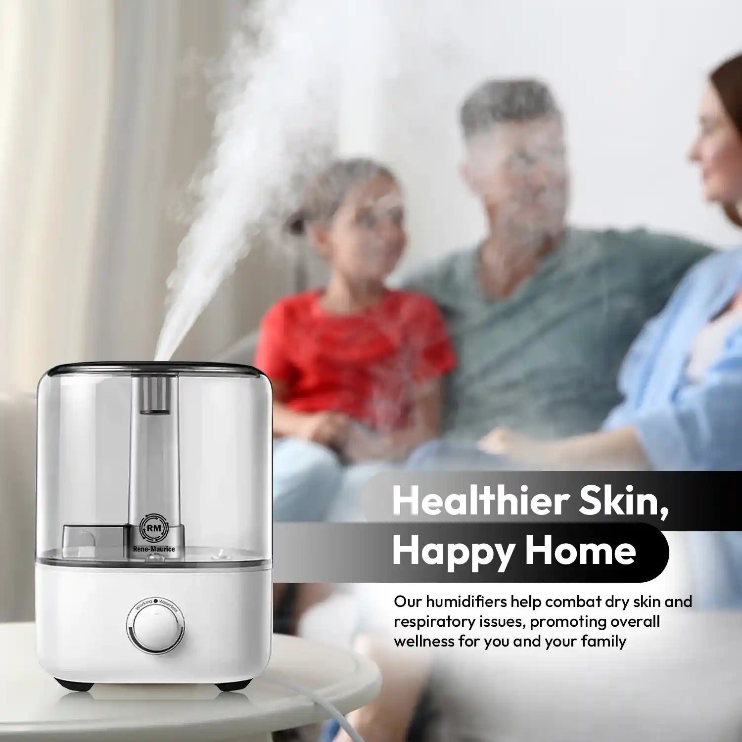 Rene-Maurice Ultrasonic Humidifier for Room