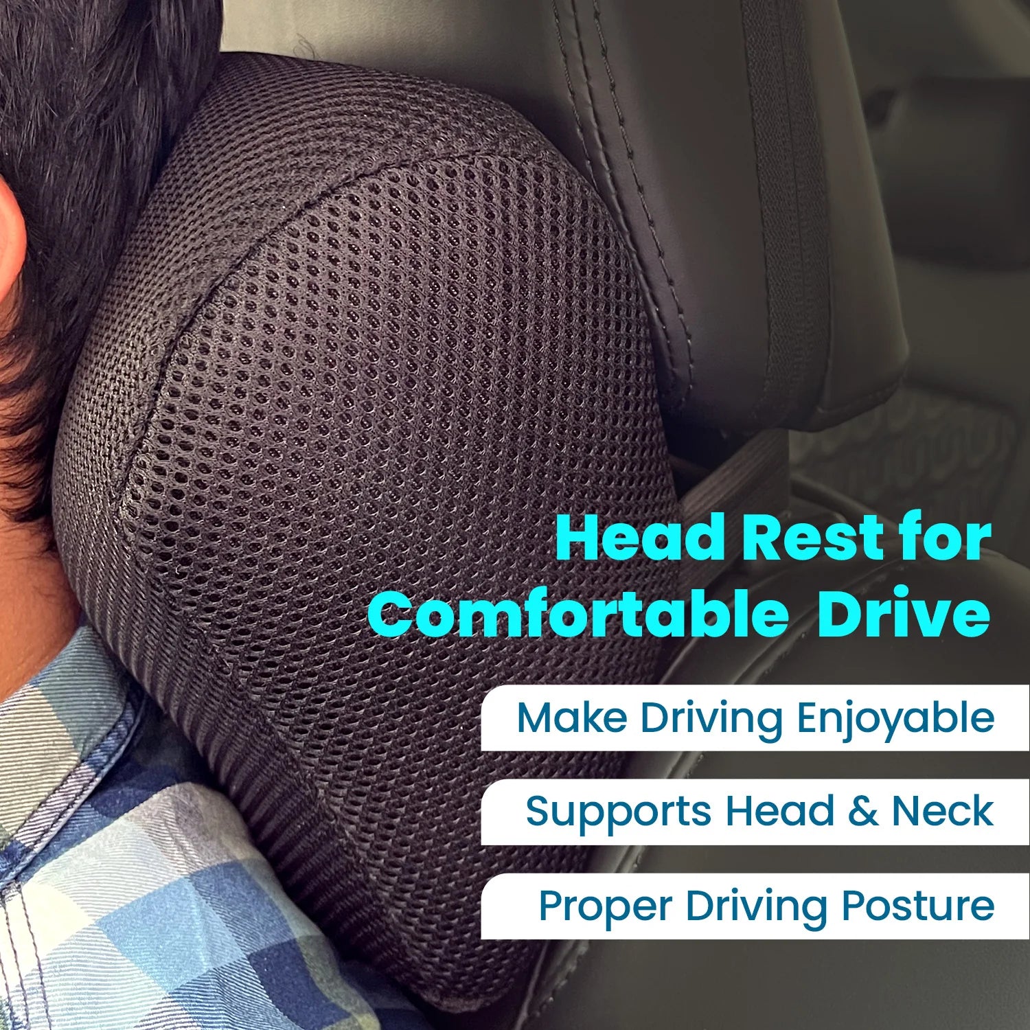 Car Head Rest Memory Foam Pillow