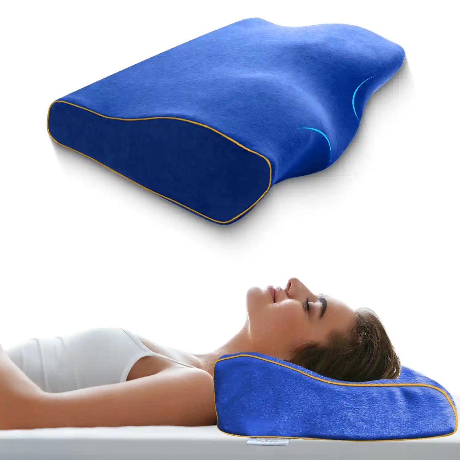 Cervical Pillow for Neck & Shoulder Pain - Orthopedic Pillow