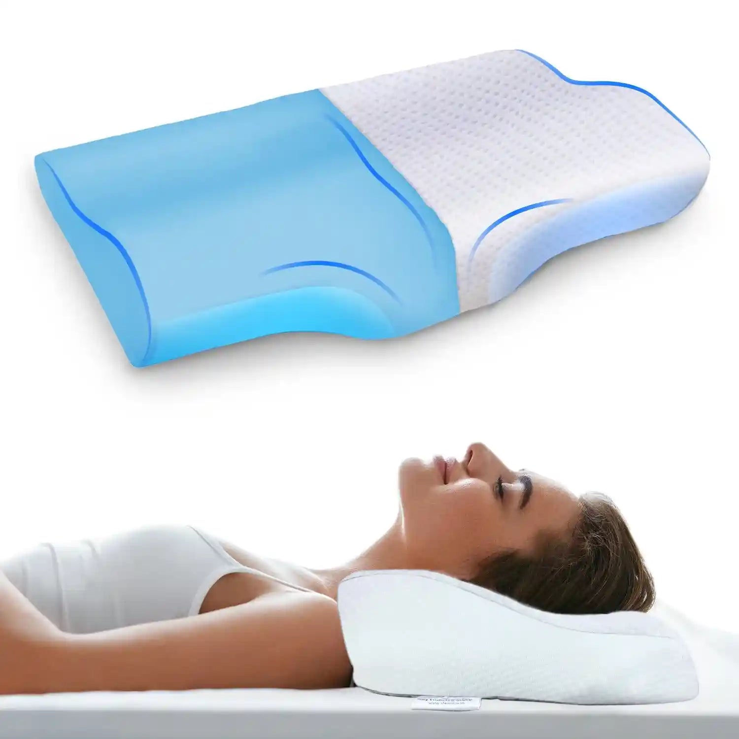 Cervical Pillow with Cooling Gel