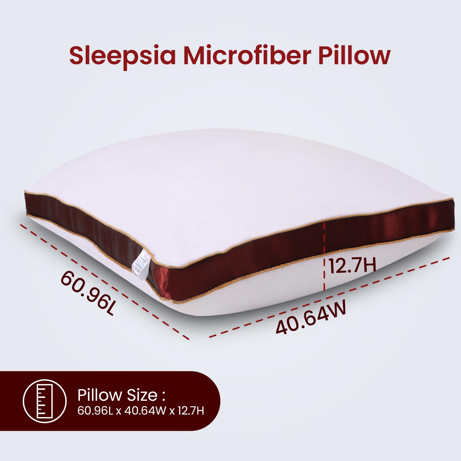 Microfiber Pillow with Piping (Hotel Pillow)