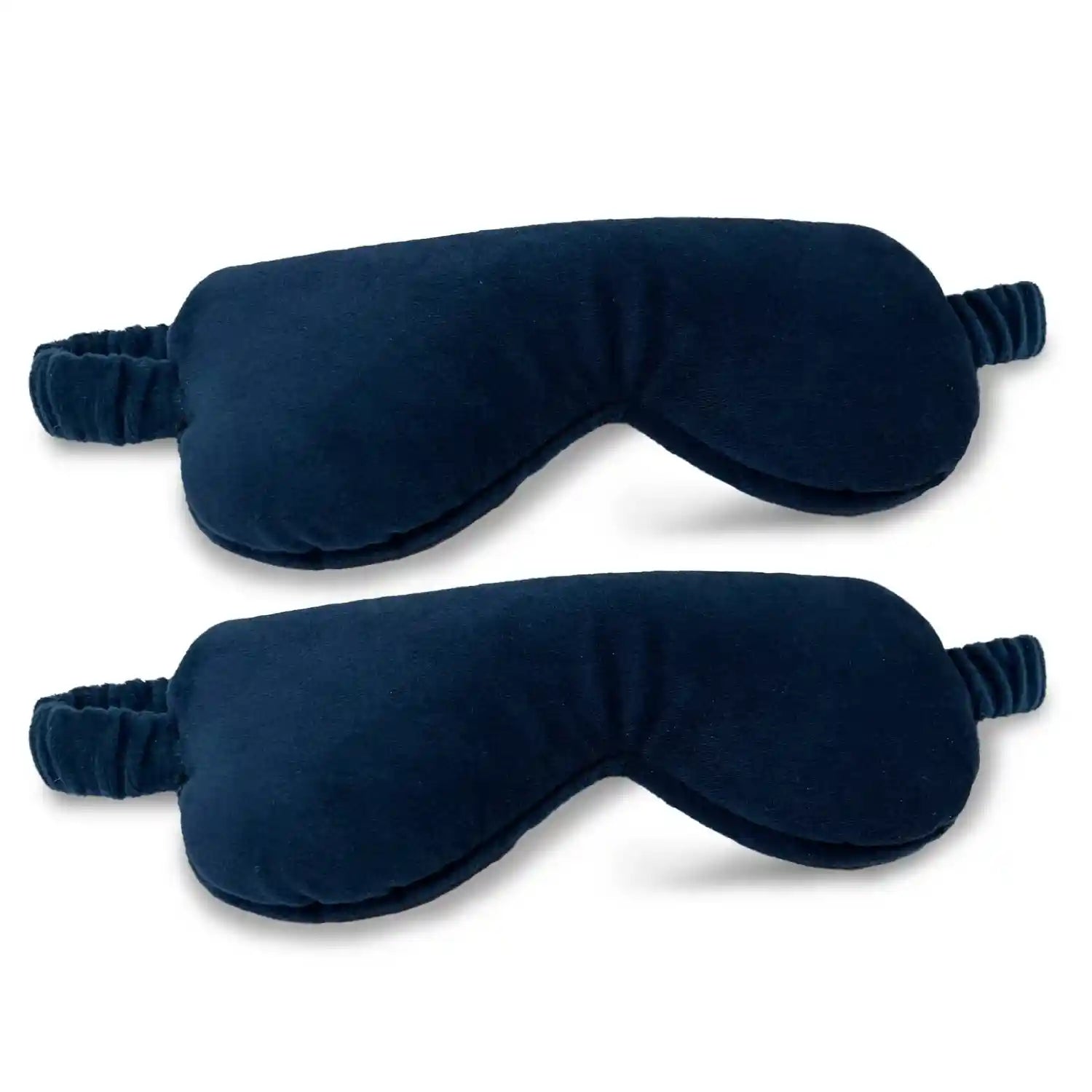 Memory Foam Sleeping Eye Mask - Velvet Fabric (Pack of 2)