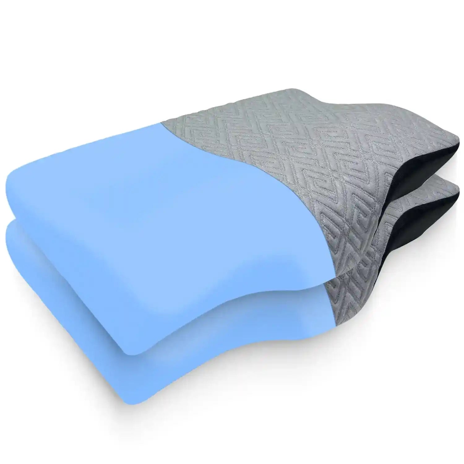 Orthopedic Memory Foam Cervical Pillow with Cooling Gel