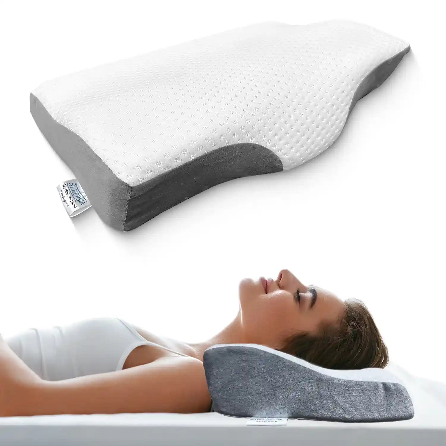 Cervical Pillow for Neck & Shoulder Pain - Orthopedic Pillow