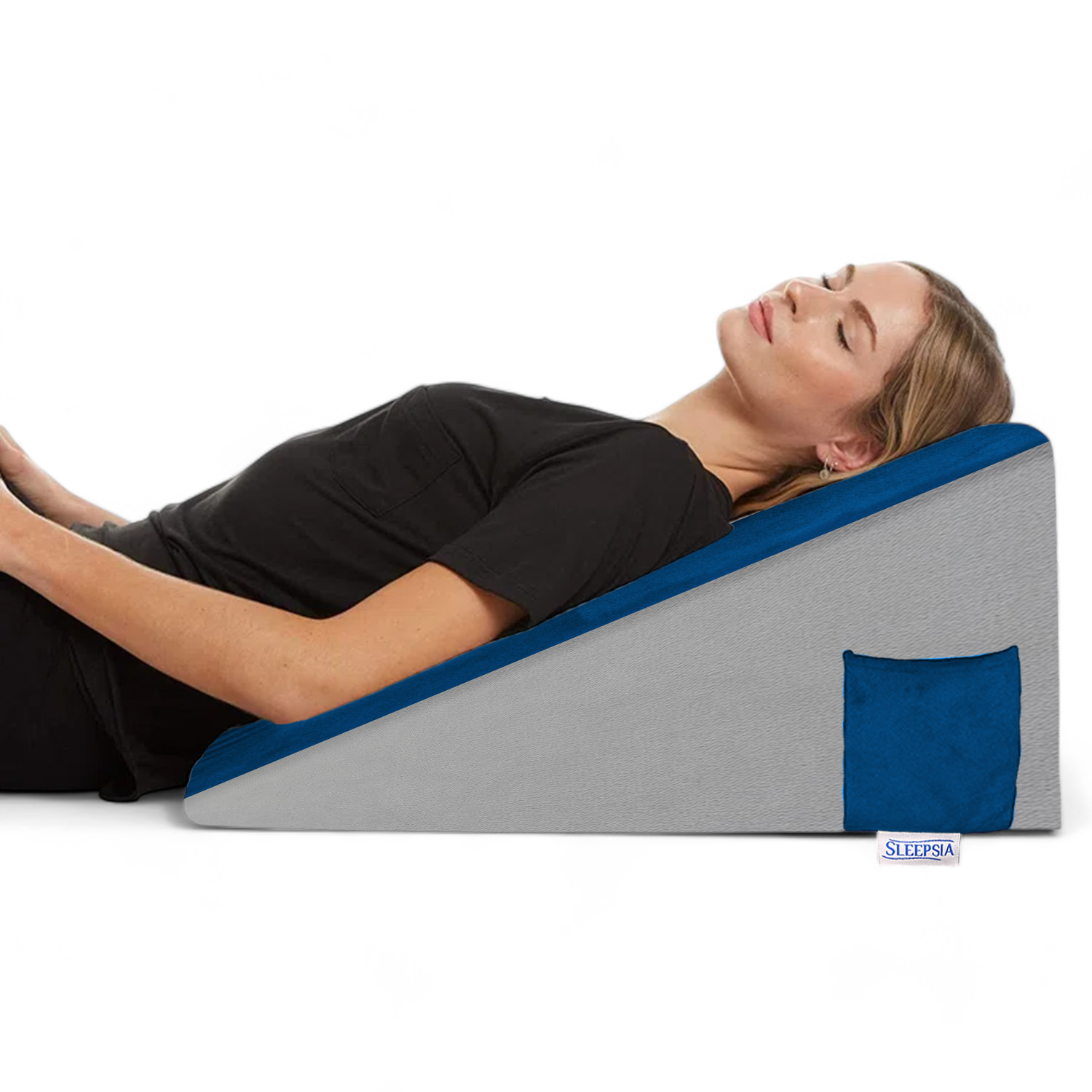 Orthopedic Memory Foam Back Support Wedge Pillow for Back Pain