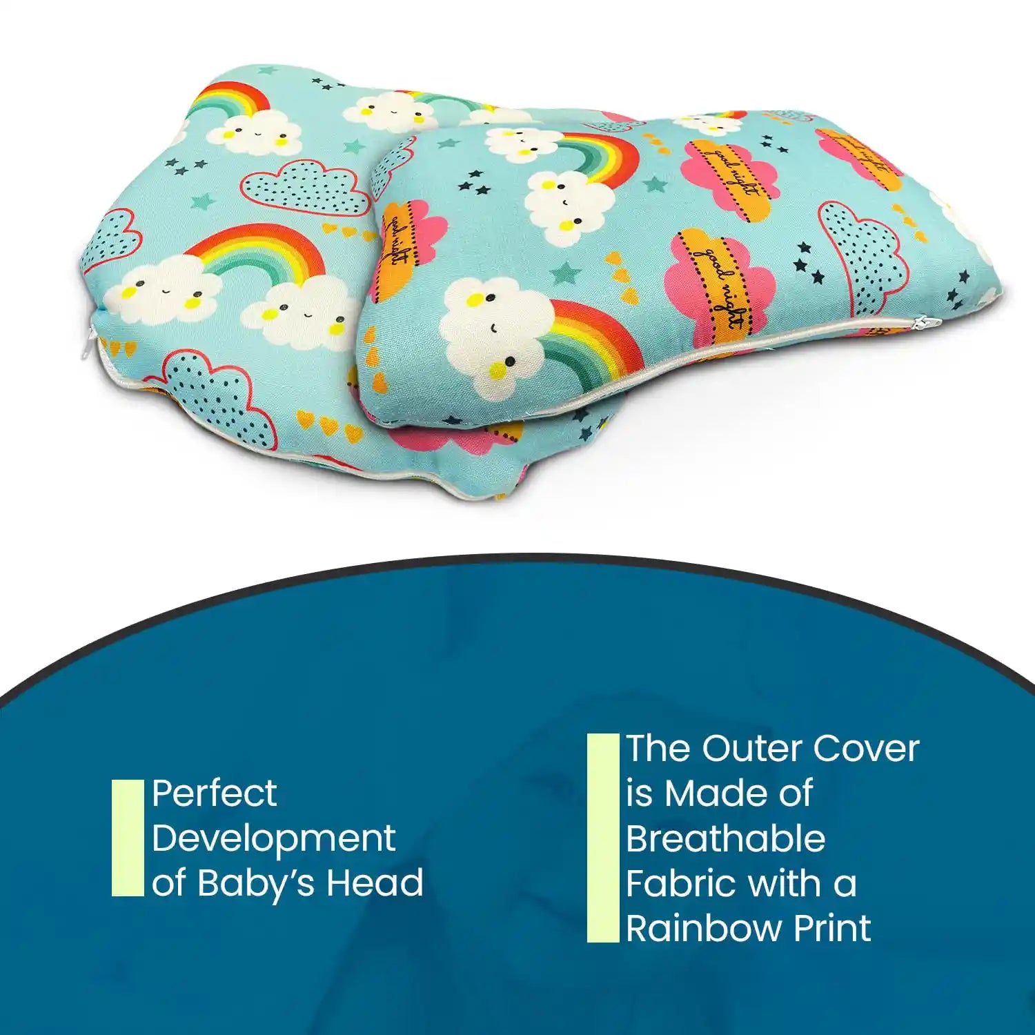 Kids Rainbow Pillow Combo