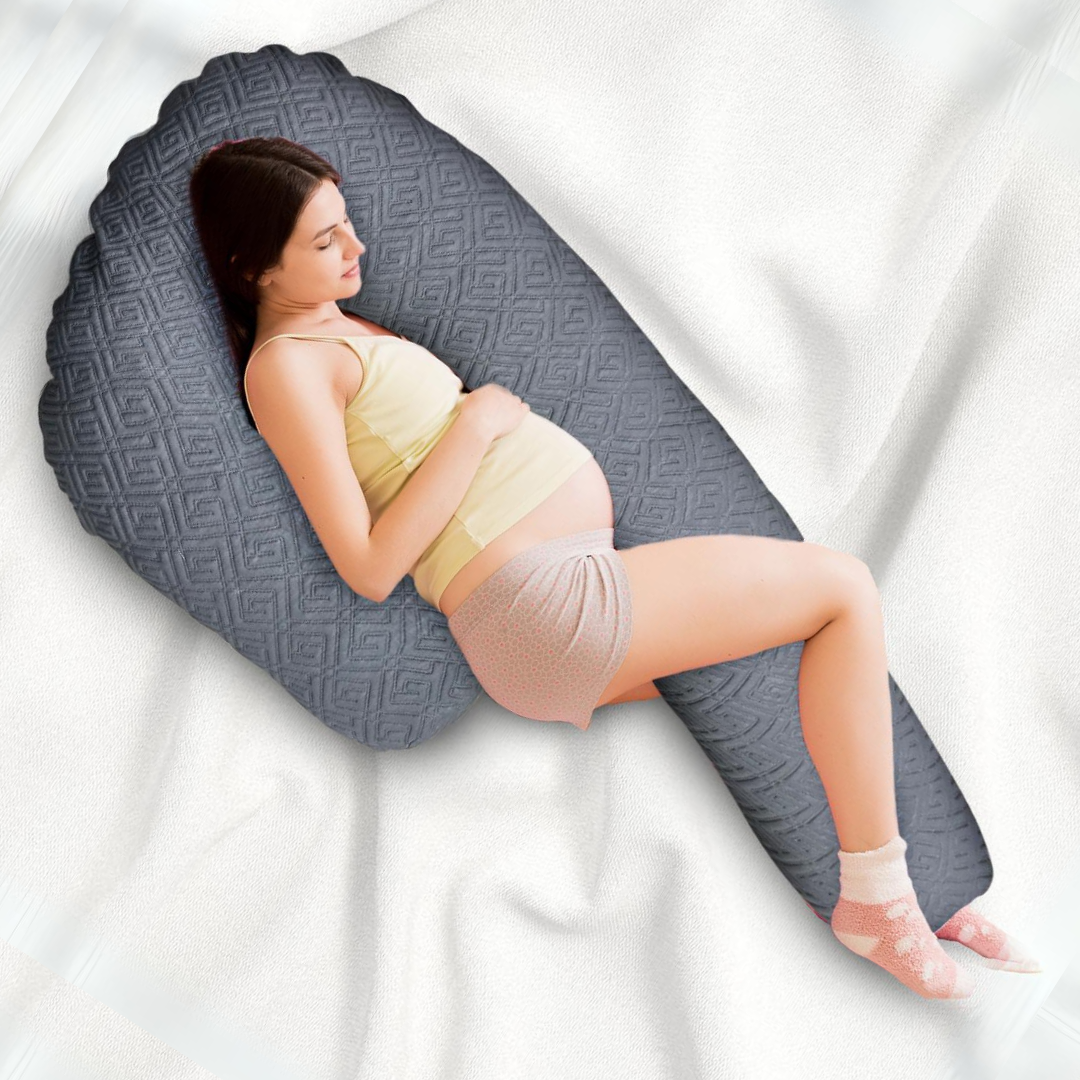 Super-Soft J-Shape Pregnancy Pillow
