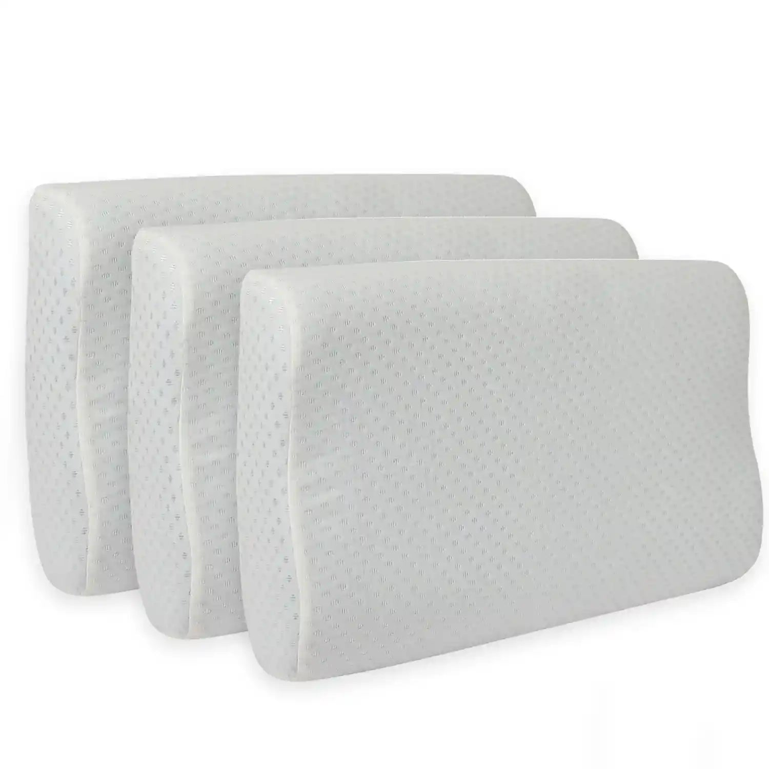 Orthopedic Memory Foam Cervical Contour Pillow with Cooling Gel