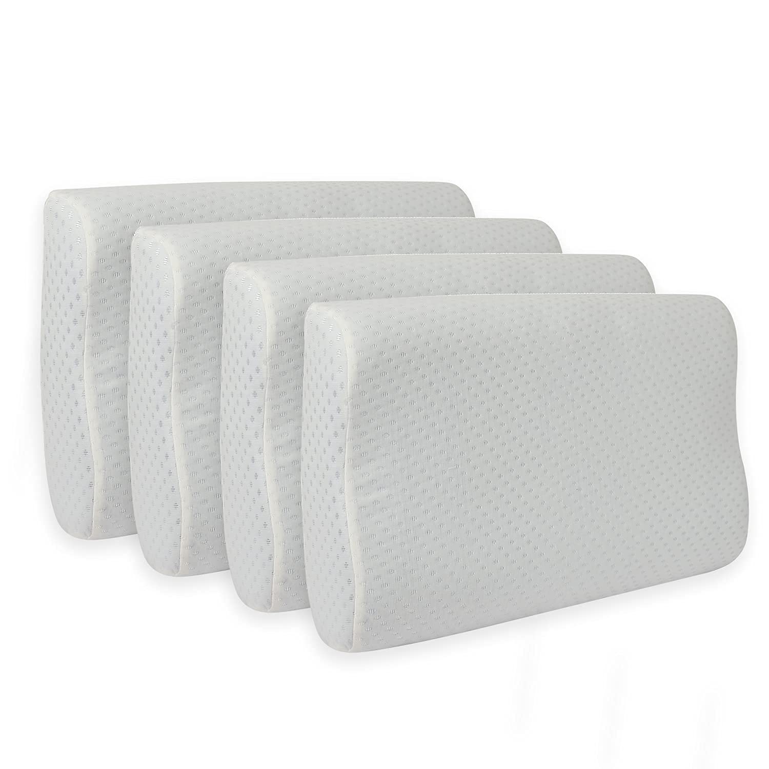 Contour Orthopedic Pillow with Ventilated  Cooling Gel